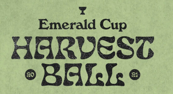 Emerald Cup Harvest Ball 2022 banner